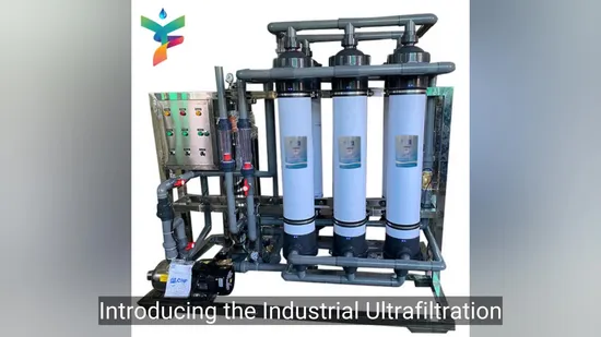 Industrial Water Treatment Equipment 5000lph Ultrafiltration System High Water Yield Featuring Ultrafiltration Membrane System